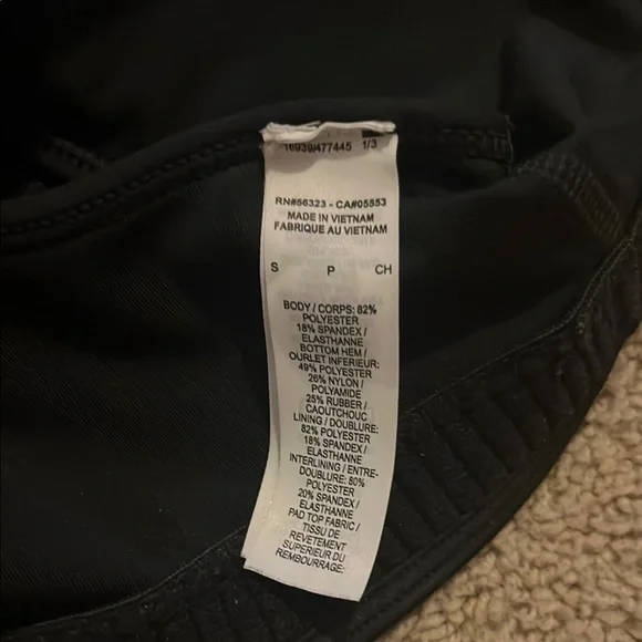 Nike Black Sports Bra with Racerback Design - Picture 3 of 3